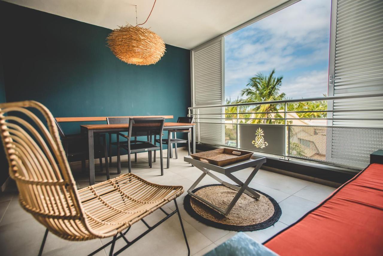 Escale Tropicale, Appart Vue Mer A 2 Min Du Lagon Apartment Saint-Gilles-les Bains Bagian luar foto